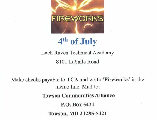 Towson Fireworks needs donations!